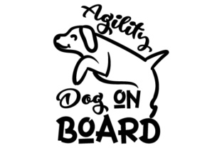 Agility Dog on Board