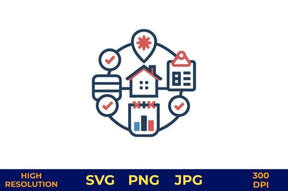 Contingency Plan Icons for Emergency