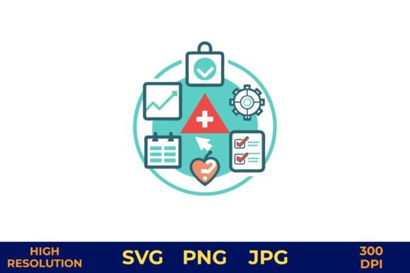 Emergency Plan Icons for Safety