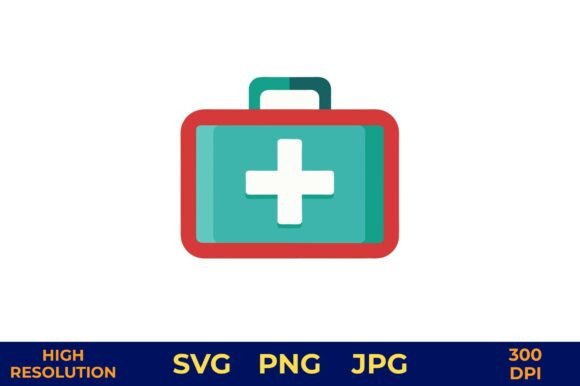 First Aid Kit Vector Illustration Design