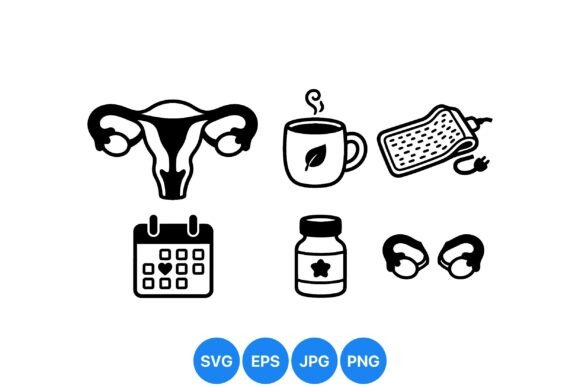 Women Health Icon Clipart Pack